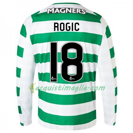 Divisa di Calcio Celtic Rogic 18 Prima 2018/2019 Manica Lunga